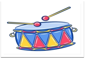 Распечатать милый рисунок барабана для школы и детей | Премиум векторы